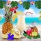 60Pcs Tropical Party Decorations Supplies Tropical Palm Leaves Hibiscus Flower Simulation Artificial Leaf for Hawaiian Luau Safari Party Jungle Beach Theme